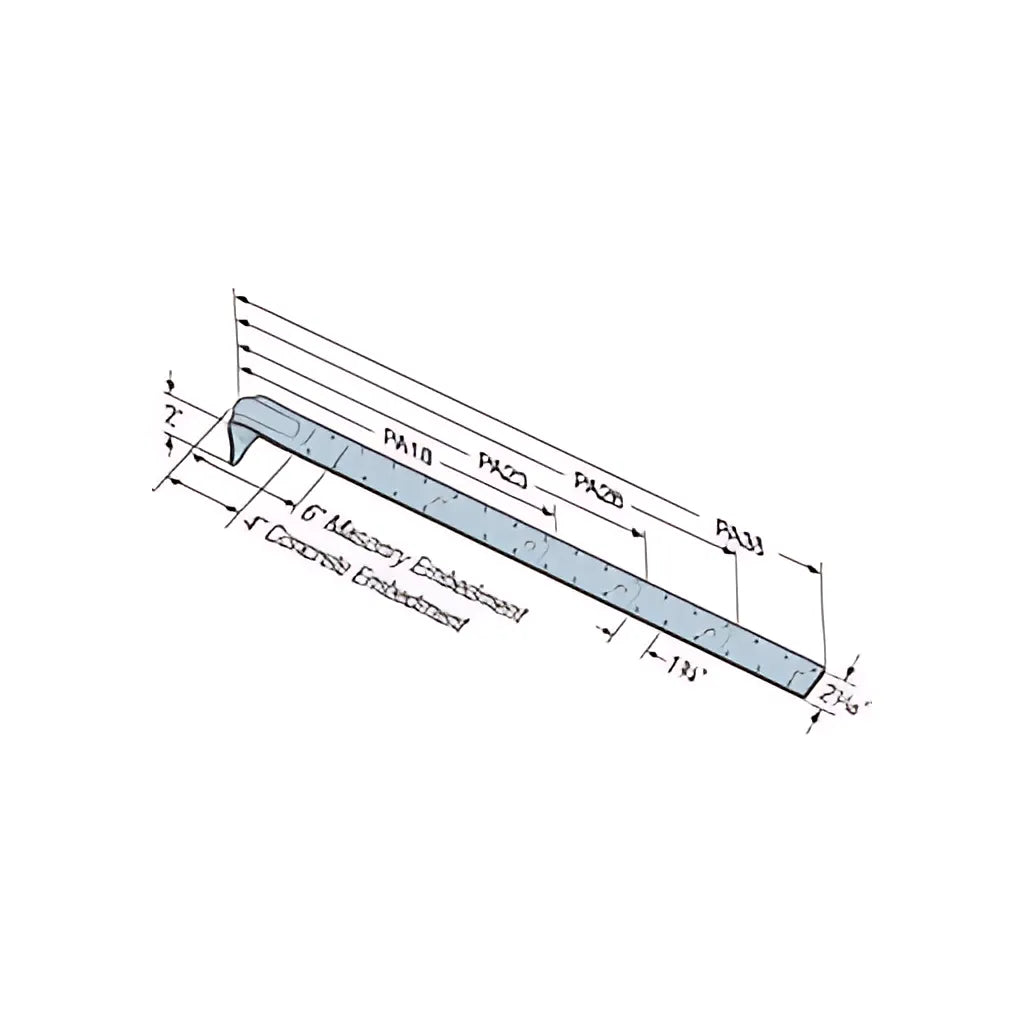 Pa 23-3/4 In. 12-Gauge Zmax® Galvanized Purlin Anchor (Pack Of 10)-PA23Z-SP6649-7111