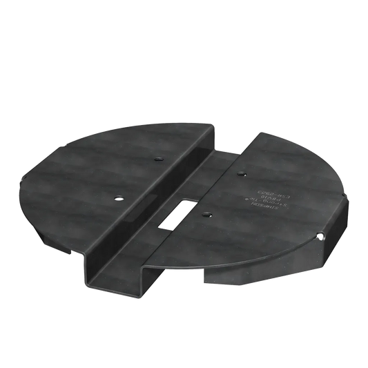 Pbv 10-In. Black Powder-Coated Hidden Standoff Post Base For Viga Post (Pack Of 6)-PBV10PC-SP7863-8382