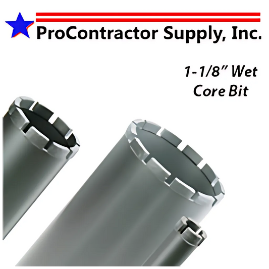 1.125" Pro Series Wet Cutting Diamond Core Bit