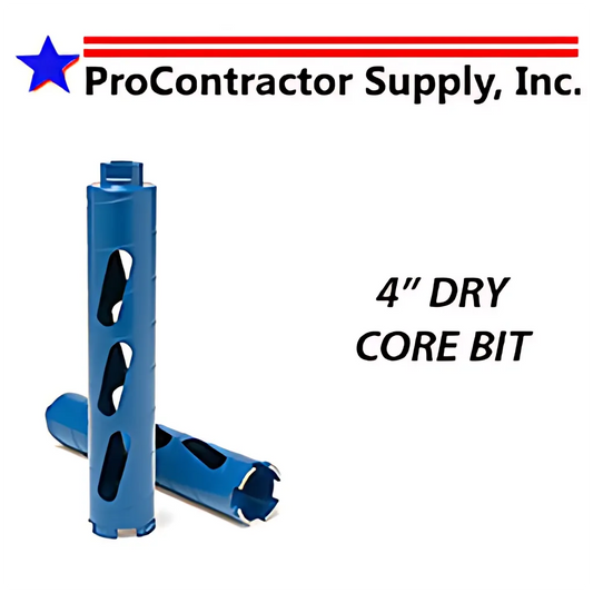 4" Pro Series Dry Cutting Diamond Masonry Core Bit