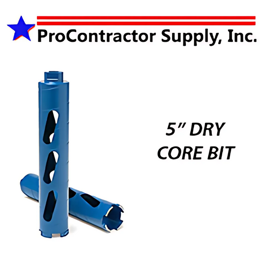 5" Pro Series Dry Cutting Diamond Masonry Core Bit