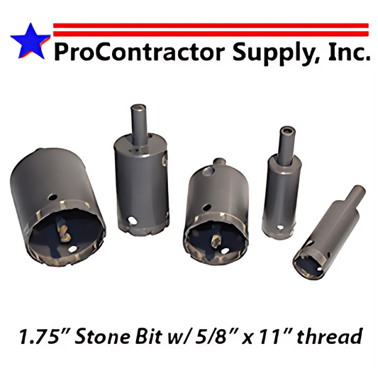 1 3/4" Pro Series Stone Core Bit With 5/8-11" Threads