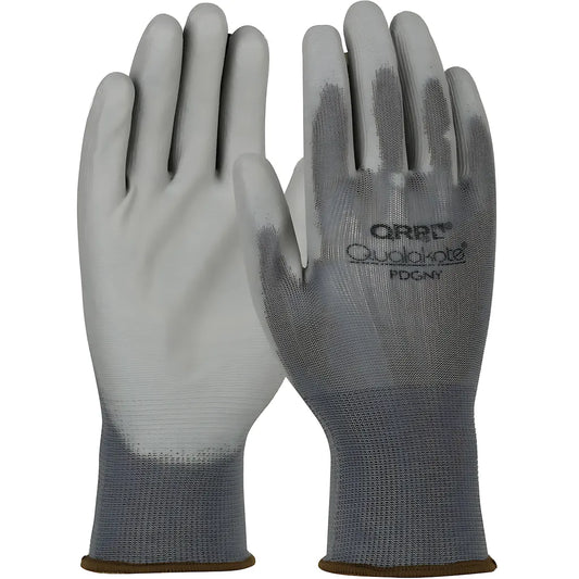 Qrp Pdgnyl Seamless Knit Nylon Glove With Polyurethane Coated Microfoam Grip On Palm & Fingers PDGNYL-24431