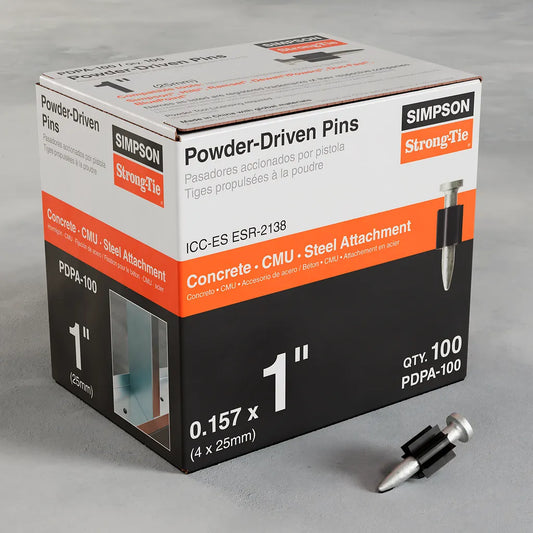 Pdpa .157 In. X 1 In. Powder-Actuated Pin (100-Qty)-PDPA-100-SP894-1039