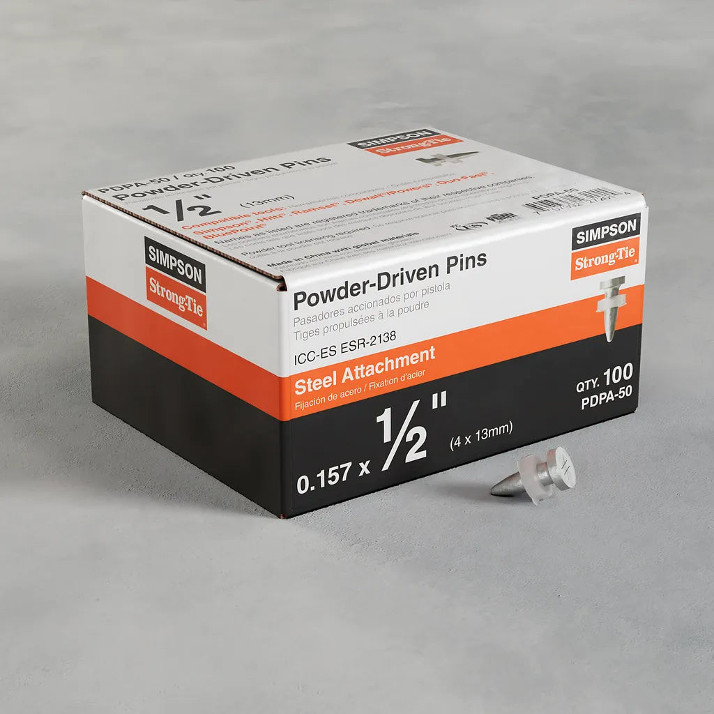 Pdpa .157 In. X 1/2 In. Powder-Actuated Drive Pin (100-Qty)-PDPA-50-SP1383-1559