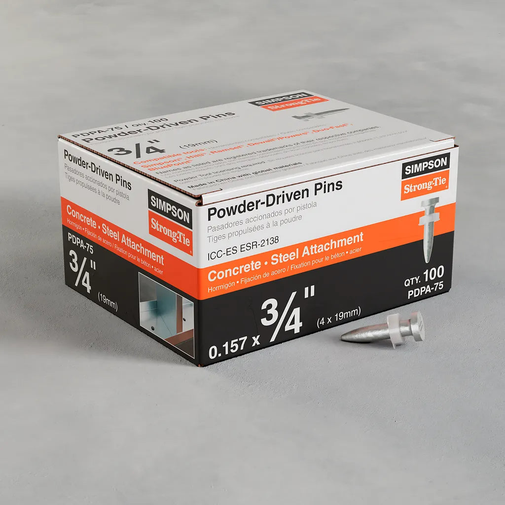 Pdpa .157 In. X 3/4 In. Powder-Actuated Pin (100-Qty) (Pack Of 1000)-PDPA-75-SP7532-8040