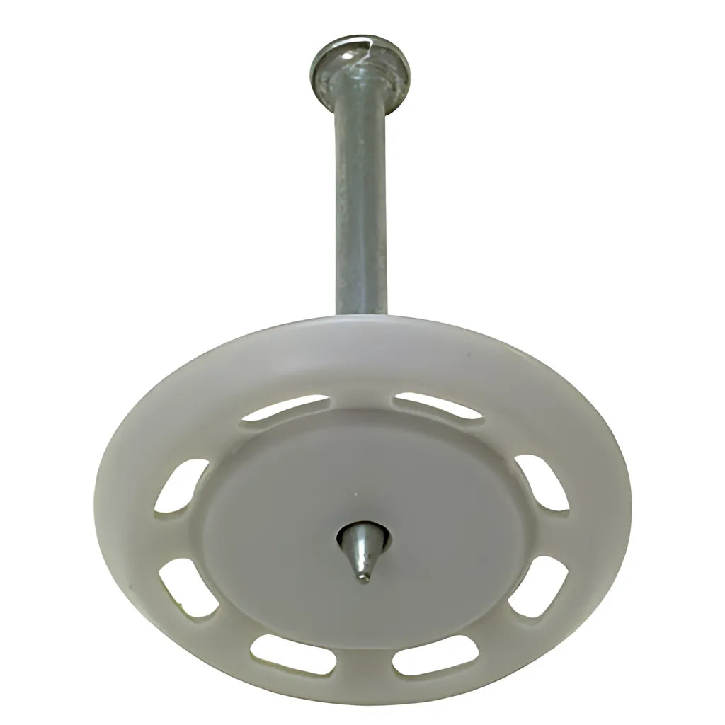 Pinwp 3 In. Powder-Actuated Plastic-Washered Pin For Insulation Board (50-Qty)-PINWP-300W-SP7589-8098