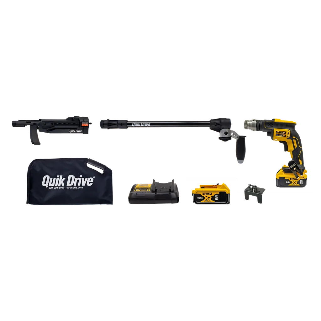 Quik Drive® Cordless Pro300S Decking System W/ Dewalt® 2500 Rpm Screwdriver Motor-PRO300SG2DC2K-SP9167-9757