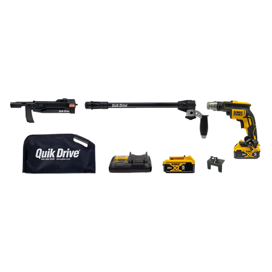 Quik Drive® Cordless Pro300S Decking System W/ Dewalt® 2500 Rpm Screwdriver Motor-PRO300SG2DC2K-SP9167-9757