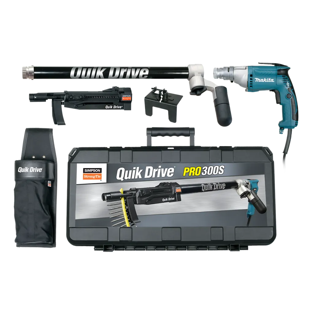 Quik Drive® Pro300S Decking System W/ Makita® 3500 Rpm Screwdriver Motor-PRO300SM35K-SP6902-7388
