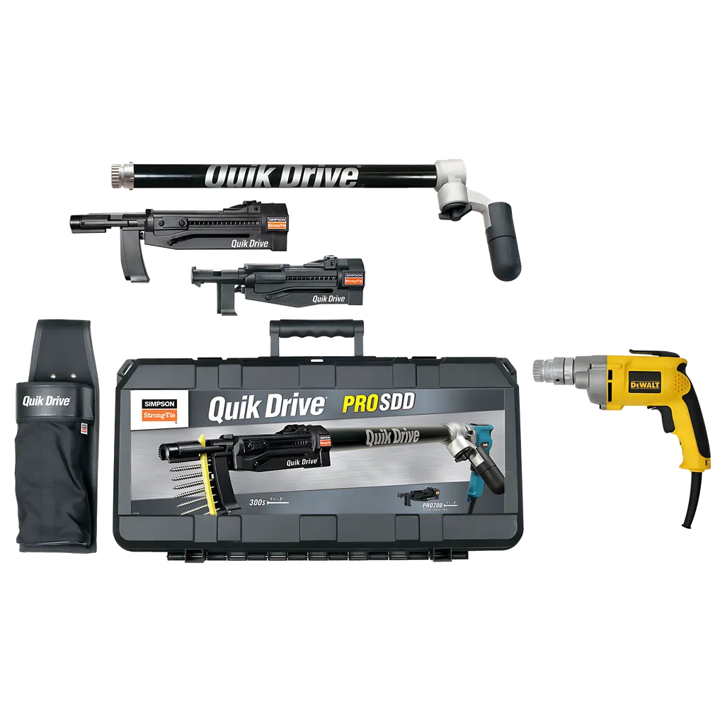 Quik Drive® Prosdd Multi-Purpose Combo System W/ Dewalt® 2500 Rpm Screwdriver Motor-PROSDDD25K-SP2012-2222