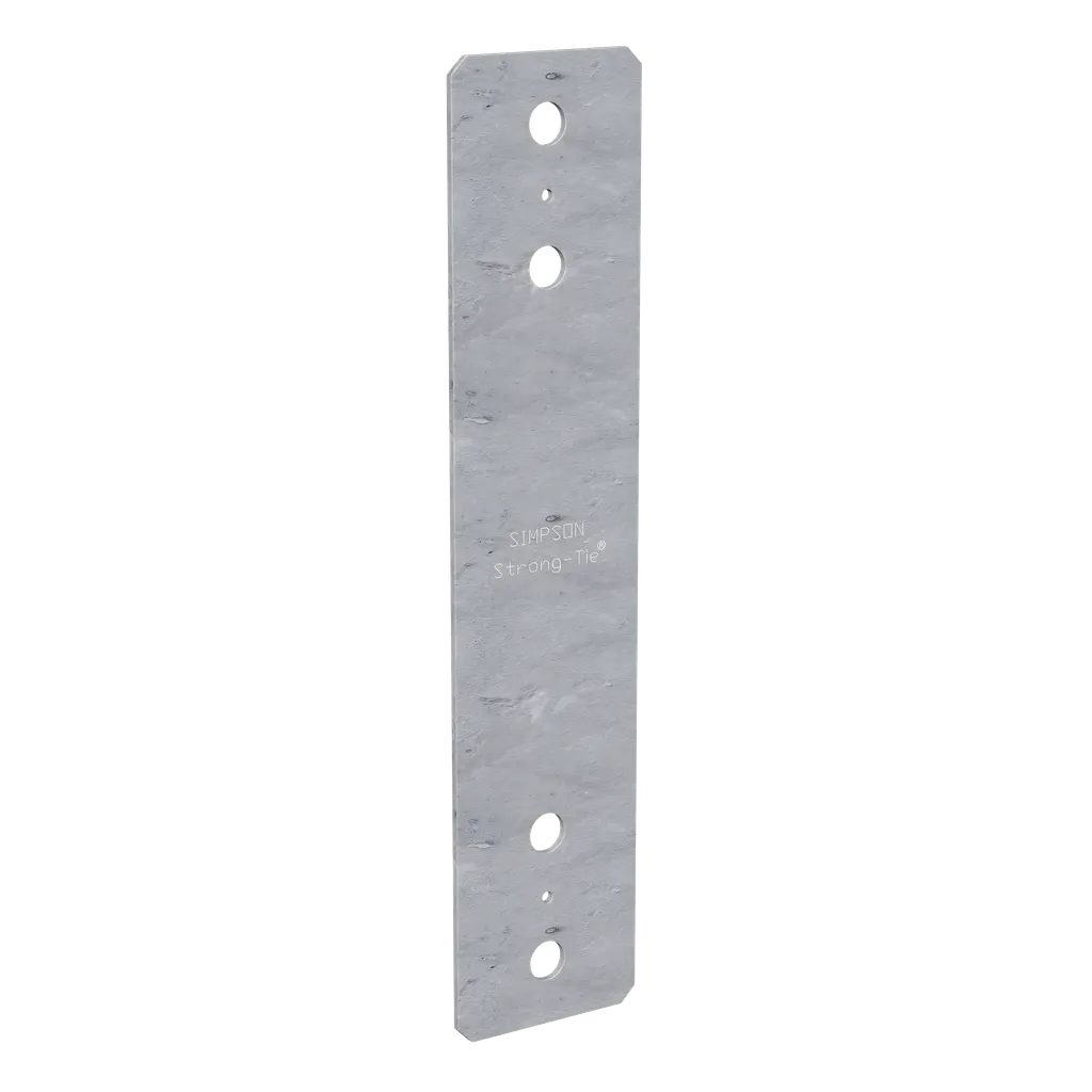 Ps 4 In. X 18 In. Hot-Dip Galvanized Piling Strap (Pack Of 10)-PS418-SP1415-1592