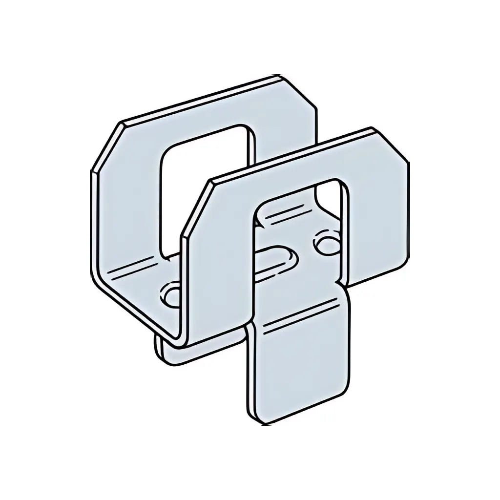 Psca 1/2-In. 20-Gauge Galvanized Panel Sheathing Clip (250-Qty)-PSCA-1-2-SP6620-7080