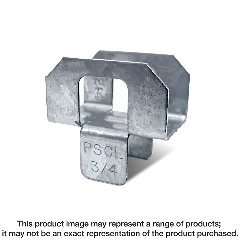 Pscl 20-Gauge Panel Sheathing Clip For 3/8-In. Plywood (50-Qty)-PSCL-3-8-R50-SP1953-2159