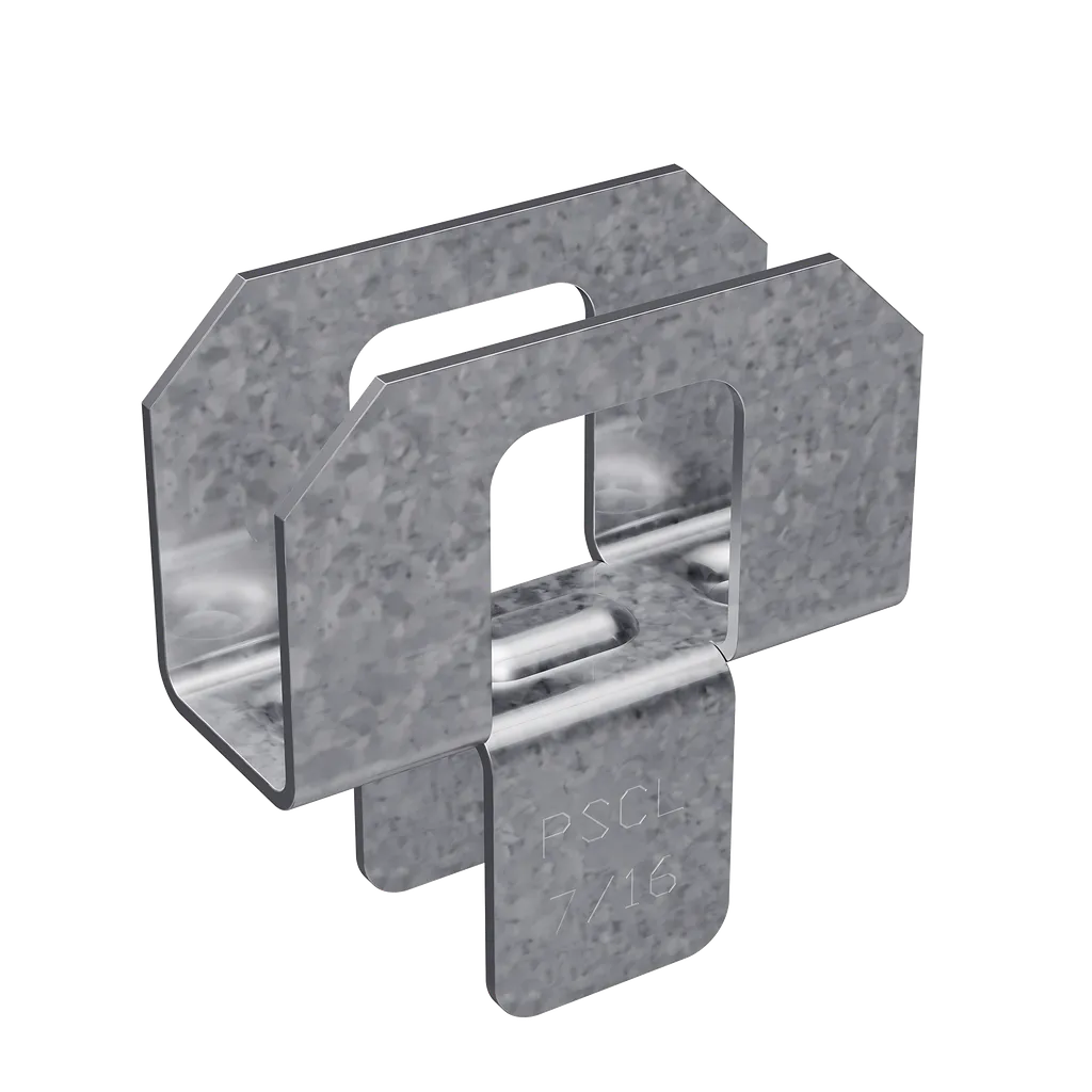 Pscl 20-Gauge Panel Sheathing Clip For 7/16-In. Plywood (250-Qty)-PSCL-7-16-R250-SP1123-1279