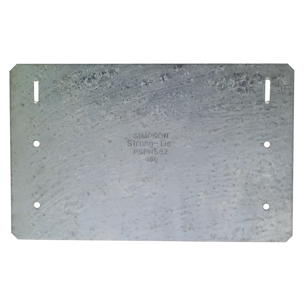 Pspnz 5 In. X 8 In. Zmax® Galvanized Protecting Shield Plate Nail Stopper-PSPN58Z-SP1098-1254