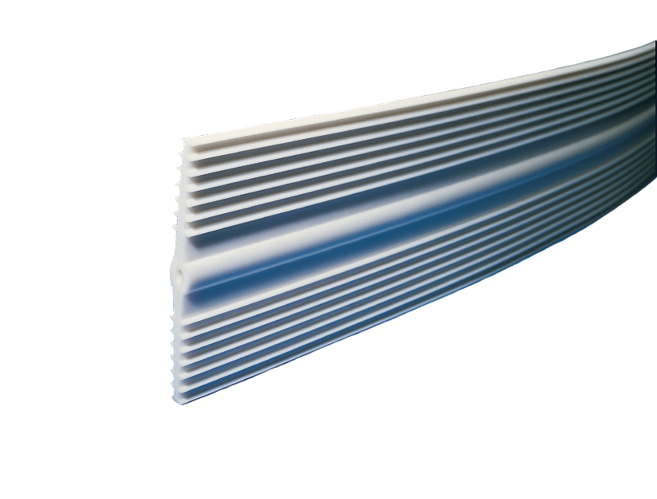 4"X3/16"X50' FLAT RIBBED PVC WATERSTOP SOLD/FOOT