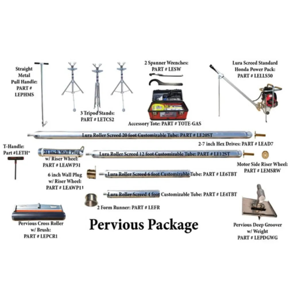 Pervious Contractor Package (LEPP100)