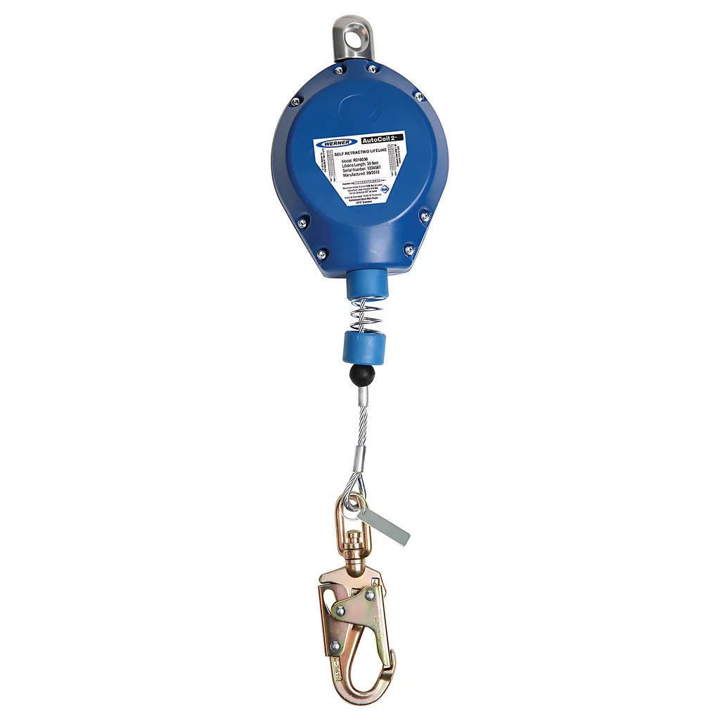 R210030 Autocoil 2 30Ft Steel Cable Self-Retracting Lifeline R210030-2202