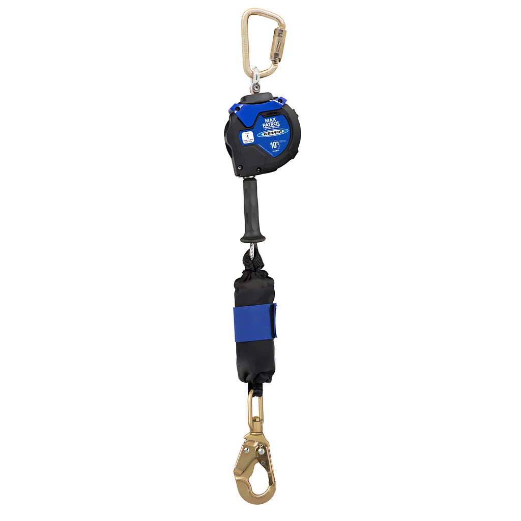 R410010 Max Patrol 10Ft Steel Cable Self-Retracting Lifeline R410010-2211