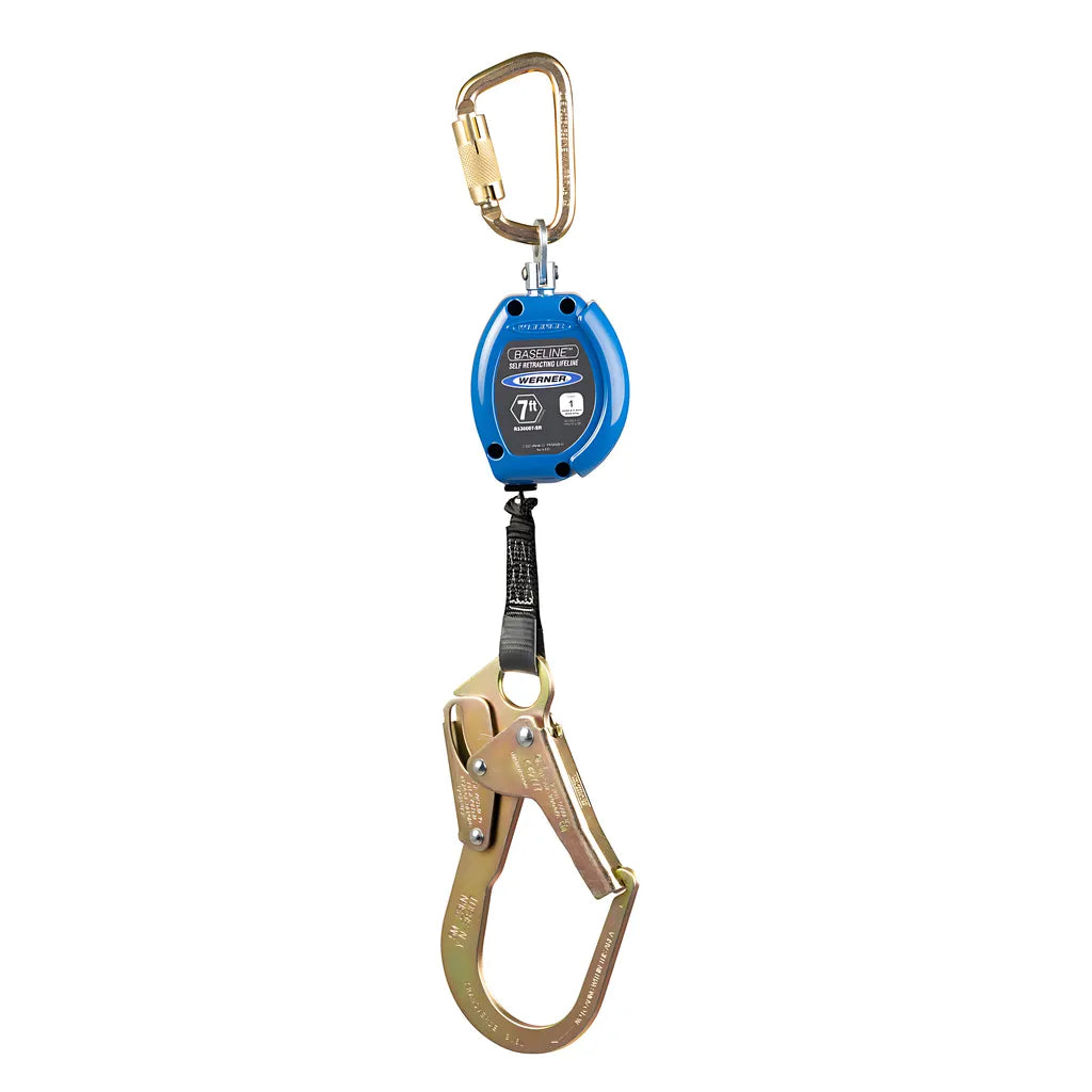 R530007-Sr 7Ft Baseline Web Self-Retracting Lifeline W/Steel Rebar R530007-SR-2252