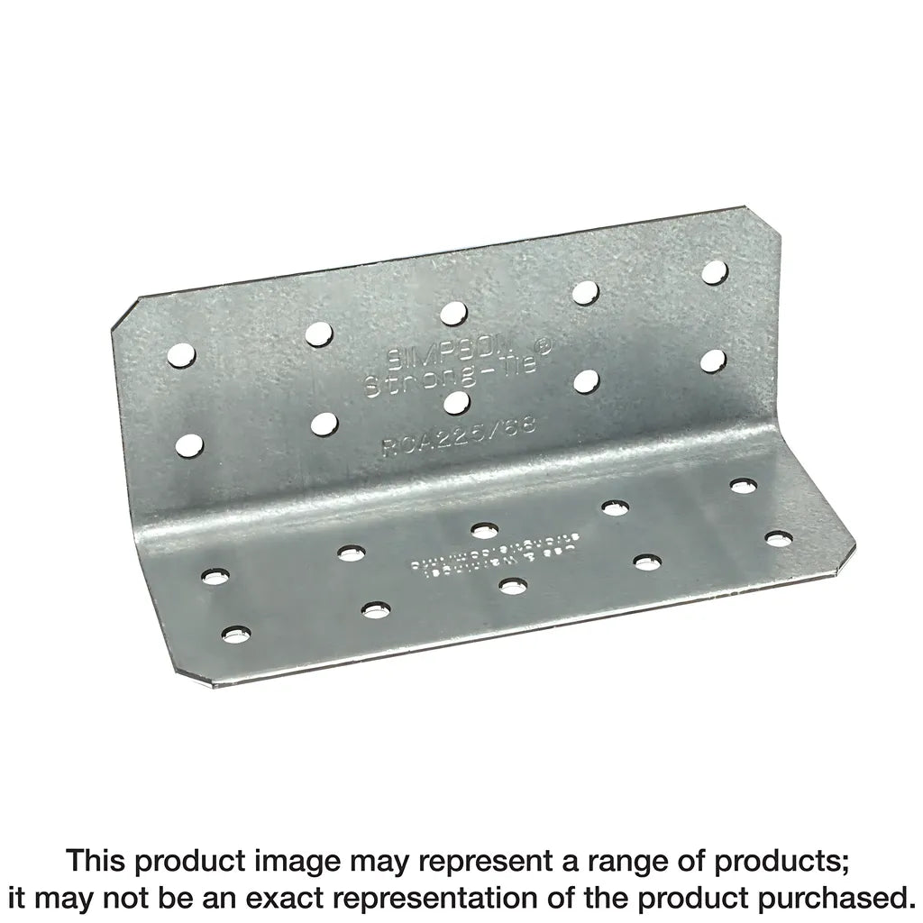 Rca 2 In. X 2 In. X 7 In. 14-Gauge Galvanized Rigid Connector Angle (55-Qty)-RCA227-68-R55-SP8341-8893