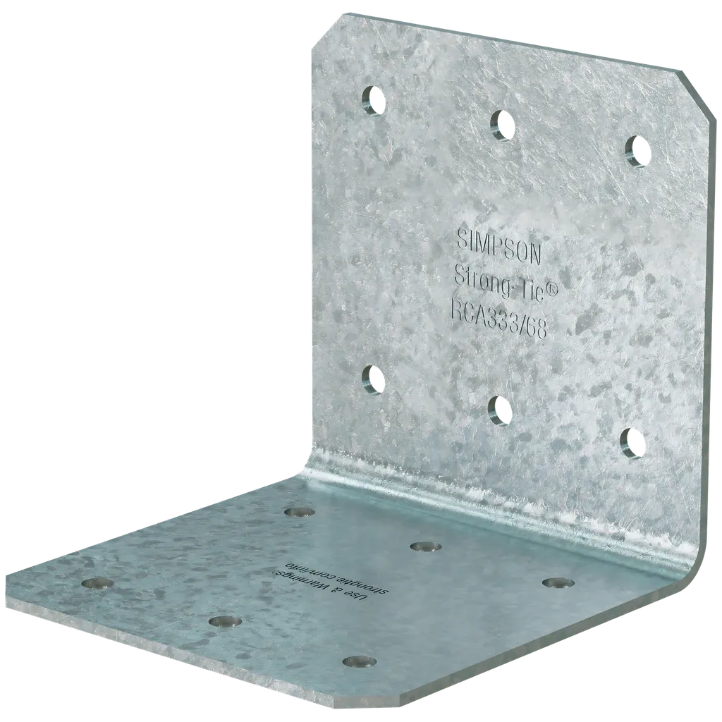 Rca 3 In. X 3 In. X 3 In. 14-Gauge Galvanized Rigid Connector Angle (85-Qty)-RCA333-68-R85-SP4305-4637