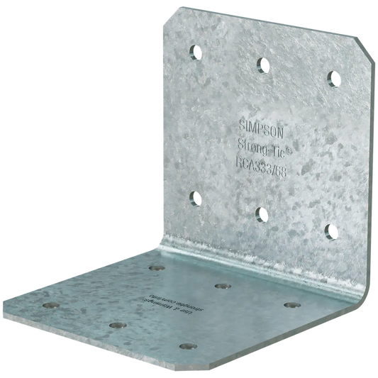 Rca 3 In. X 3 In. X 3 In. 14-Gauge Galvanized Rigid Connector Angle (85-Qty)-RCA333-68-R85-SP4305-4637