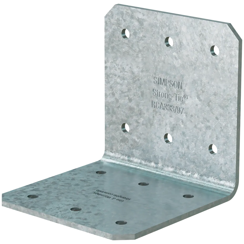 Rca 3 In. X 3 In. X 3 In. 12-Gauge Galvanized Rigid Connector Angle (60-Qty)-RCA333-97-R60-SP7199-7693