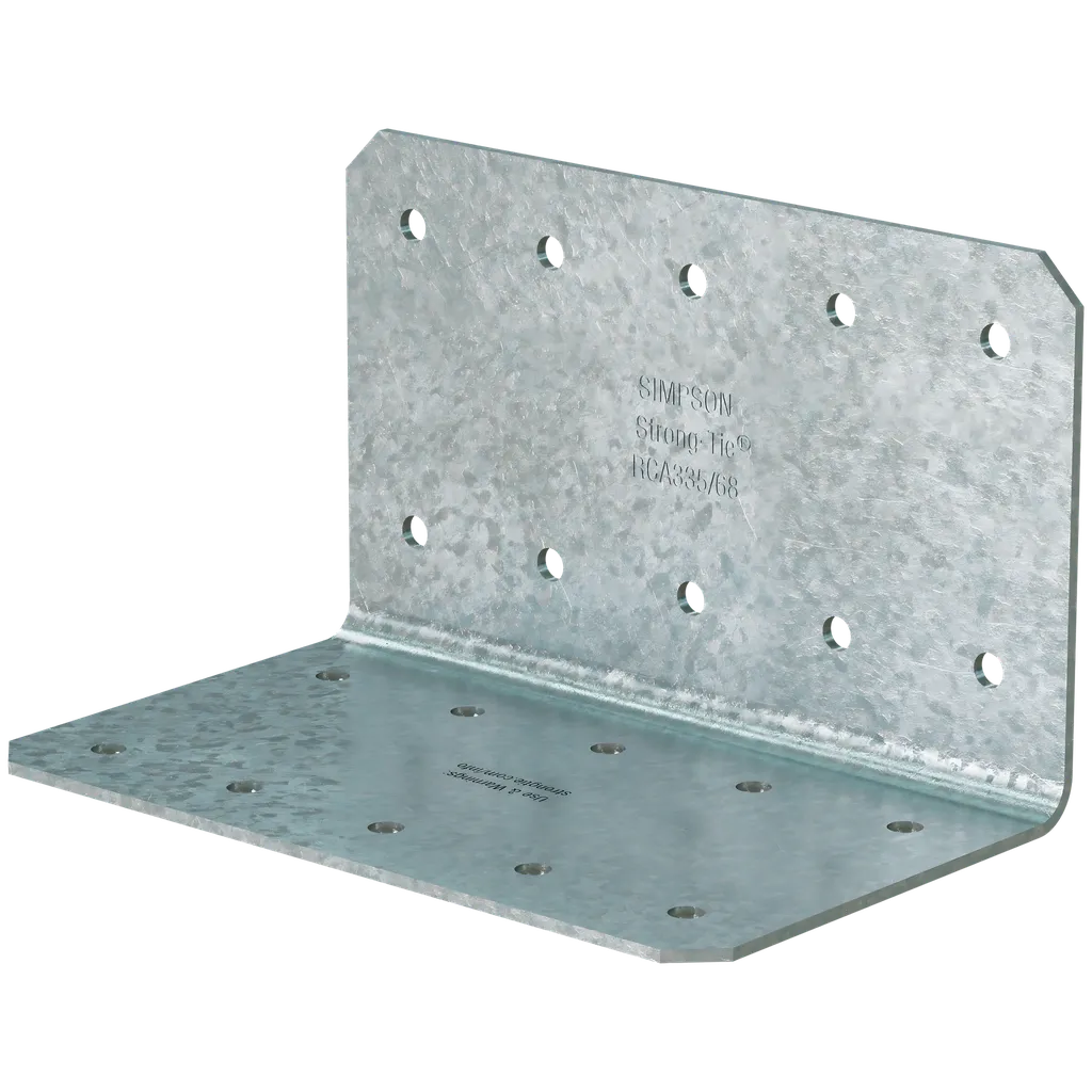 Rca 3 In. X 3 In. X 5 In. 14-Gauge Galvanized Rigid Connector Angle (50-Qty)-RCA335-68-R50-SP2486-2722