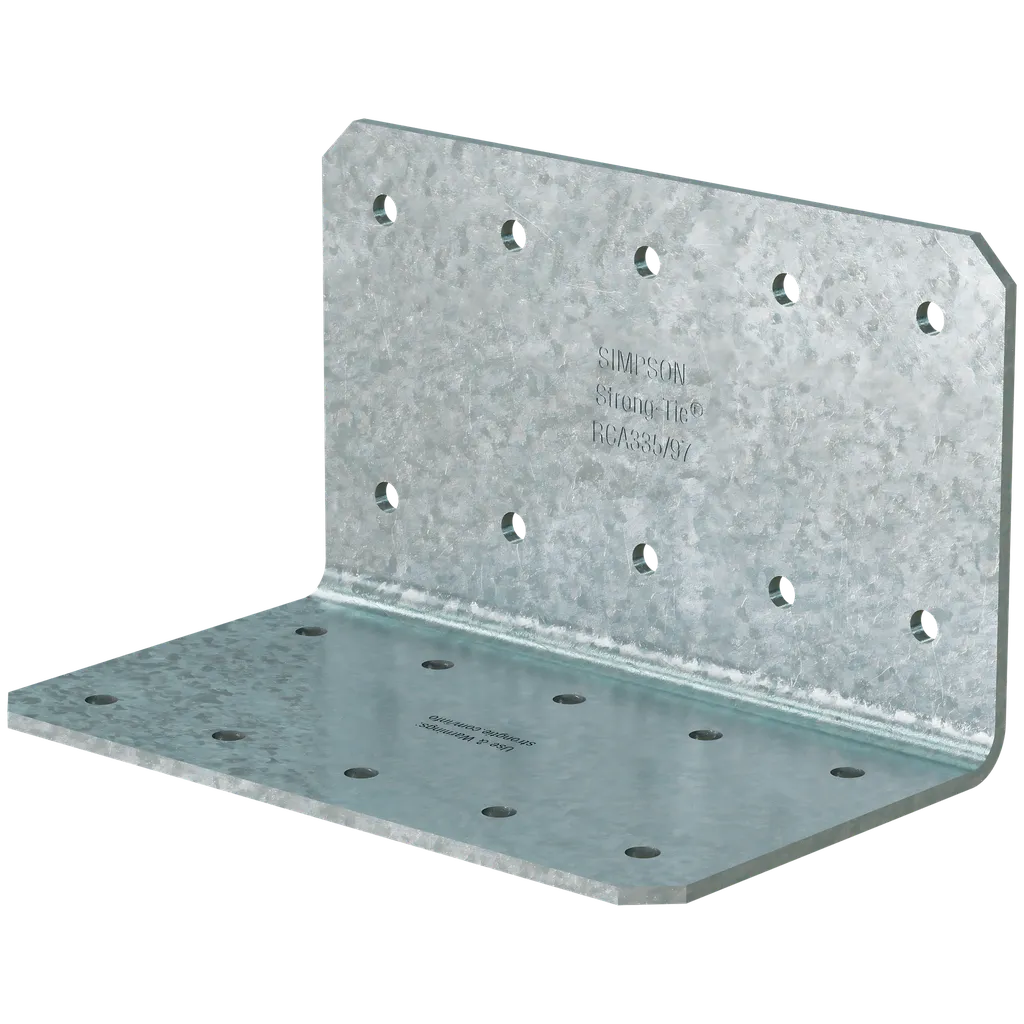 Rca 3 In. X 3 In. X 5 In. 12-Gauge Galvanized Rigid Connector Angle (35-Qty)-RCA335-97-R35-SP2371-2597