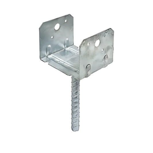 Rcps Hot-Dip Galvanized Rebar Carport Saddle For 8X8 Rough (Pack Of 10)-RCPS8HDG-SP4646-5000