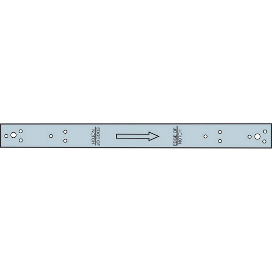 Rps 18-5/16 In. 16-Gauge Galvanized Retrofit Strap Tie-RPS18-SP3724-4021