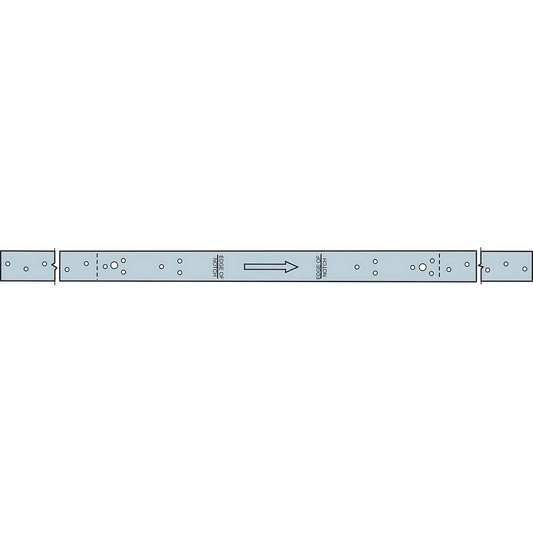 Rps 28-5/16 In. 16-Gauge Galvanized Retrofit Strap Tie (Pack Of 25)-RPS28-SP2214-2433
