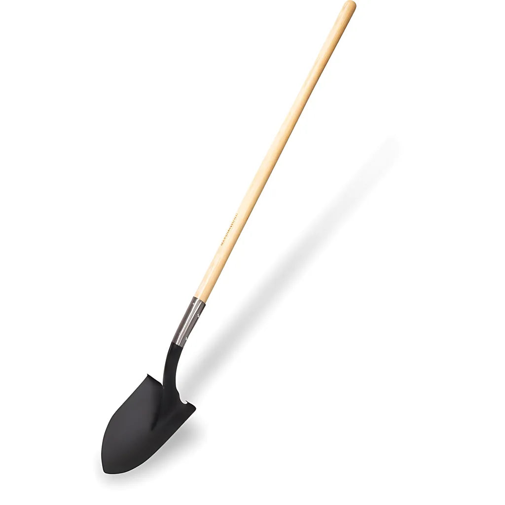 Marshalltown Round Point Shovel W/Wood Handle-RPSW-172