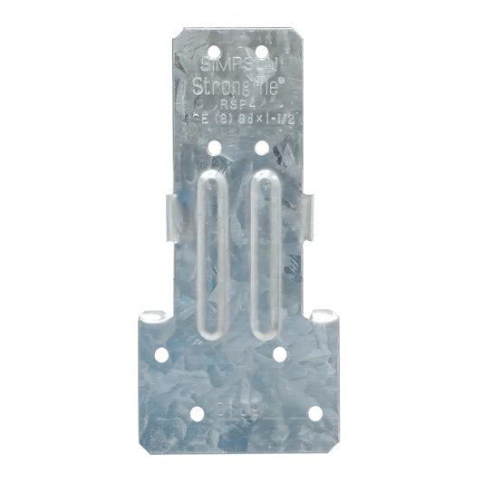 Rsp 4-1/2 In. Galvanized Reversible Stud-Plate Tie (Pack Of 100)-RSP4-SP1526-1710
