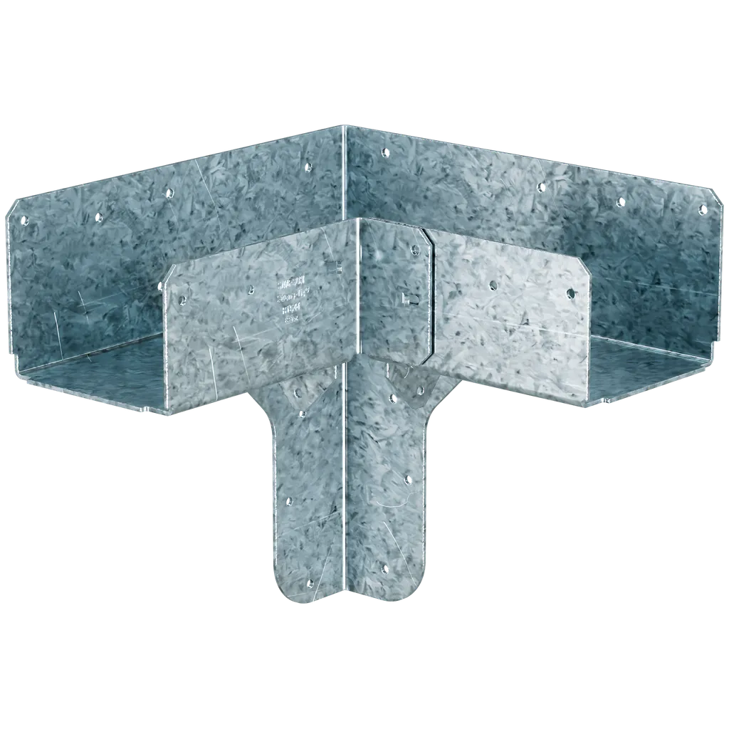 Rtc 14-Gauge Zmax® Galvanized Rigid Tie® Corner For 4X, 4X4 Post-RTC44-SP3728-4026