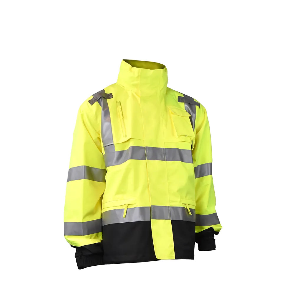 Radians RW32-3Z1Y Heavy Duty Rip Stop Waterproof Rain Jacket