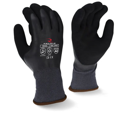 Radians RWG28 Cut Protection Level A2 Dipped Waterproof Winter Gripper Glove