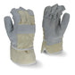 Radians RWG3200W Regular Shoulder Gray Split Cowhide Leather Glove