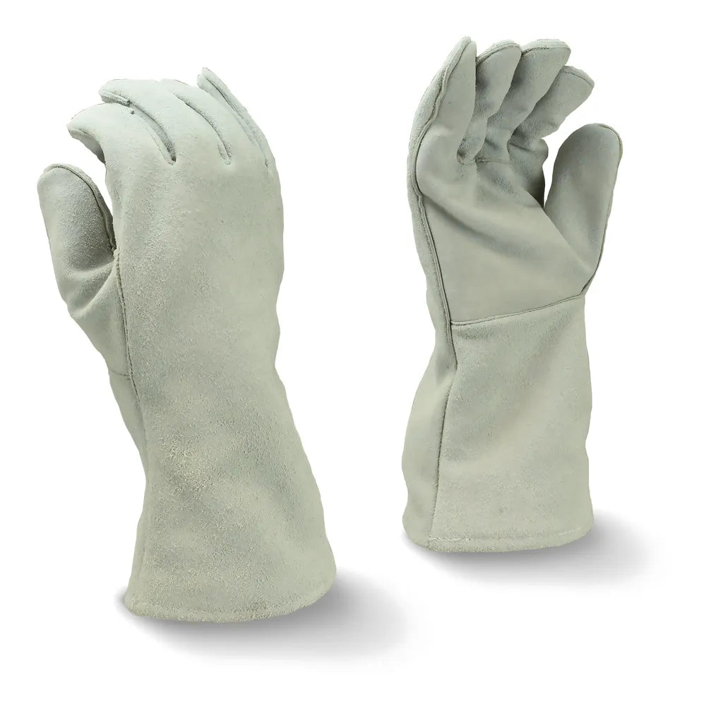 Radians RWG5100 Gray Split Economy Shoulder Cowhide Leather Welding Glove