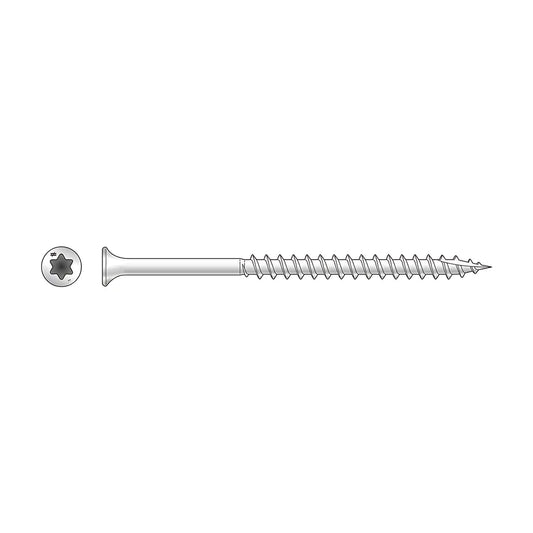 Bugle-Head Wood Screw, 6-Lobe Drive - #6 X 1-1/4 In. T-15, Type 305 (5 Lb.) (Pack Of 6)-S06125DT5-SP5251-5632