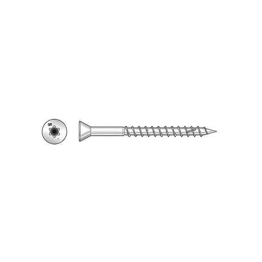 Deck-Drive Dwp Wood Ss Screw - #7 X 1 In. T-15, Trim Head, Type 305 (1 Lb.) (Pack Of 10)-S07100WP1-SP325-436