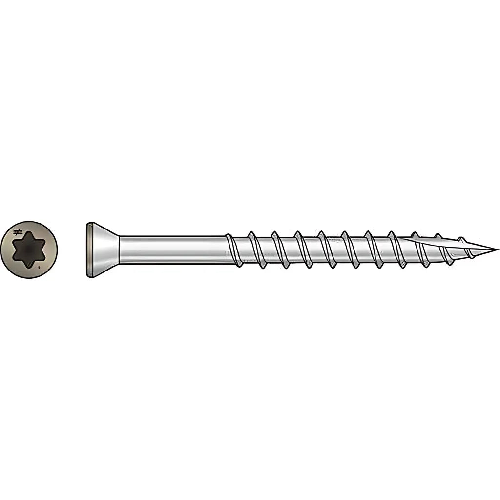 Trim-Head Screw, 6-Lobe Drive - #7 X 2-1/4 In. T-15 Type 305, Tan 02 (1750-Qty)-S07225FTBTN02-SP8163-8701