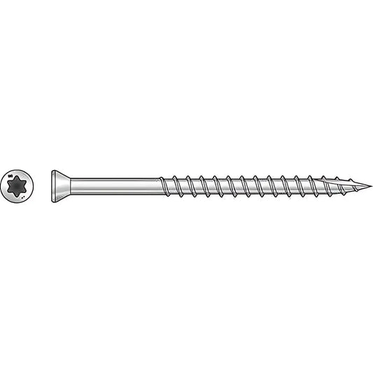 Trim-Head Screw, 6-Lobe Drive - #7 X 3 In. T-15 Type 305 (1 Lb.) (Pack Of 10)-S07300FT1-SP980-1132