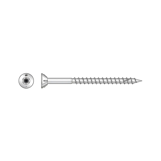 Deck-Drive Dwp Wood Ss Screw - #8 X 1-5/8 In. T-20, Flat Head, Type 305 (1 Lb.) (Pack Of 10)-S08162WP1-SP4029-4346