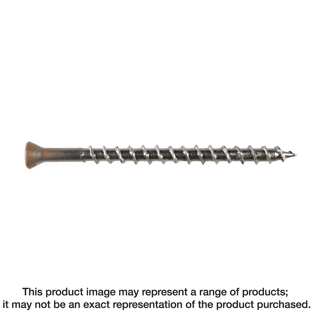 Deck-Drive Dwp Wood Ss Screw - #10 X 2-1/2 In. T25, Trim Head, Type 305, Tan 03 (350-Qty) (Pack Of 6)-S10250WJI-SP6376-6820