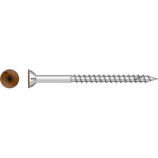 Deck-Drive Dwp Wood Ss Screw - #10 X 3 In. T-25, Flat Head, Type 305, Tan 01 (350-Qty)-S10300WPPTN01-SP57-143