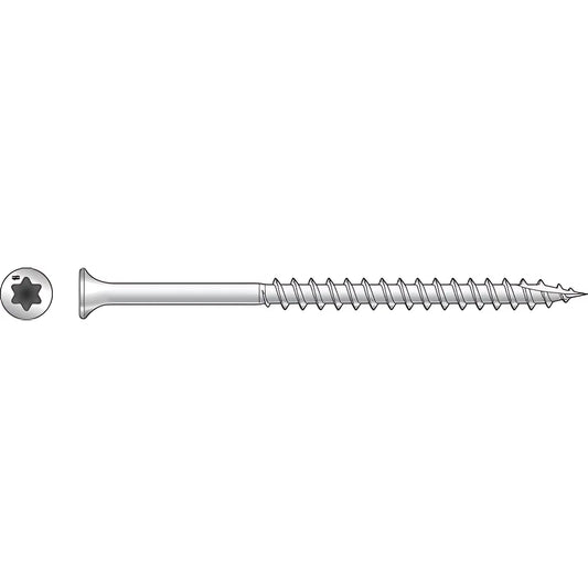 Bugle-Head Wood Screw, 6-Lobe Drive - #10 X 3 In. T-25, Type 305 (350-Qty) (Pack Of 6)-S10C300DTP-SP8009-8539