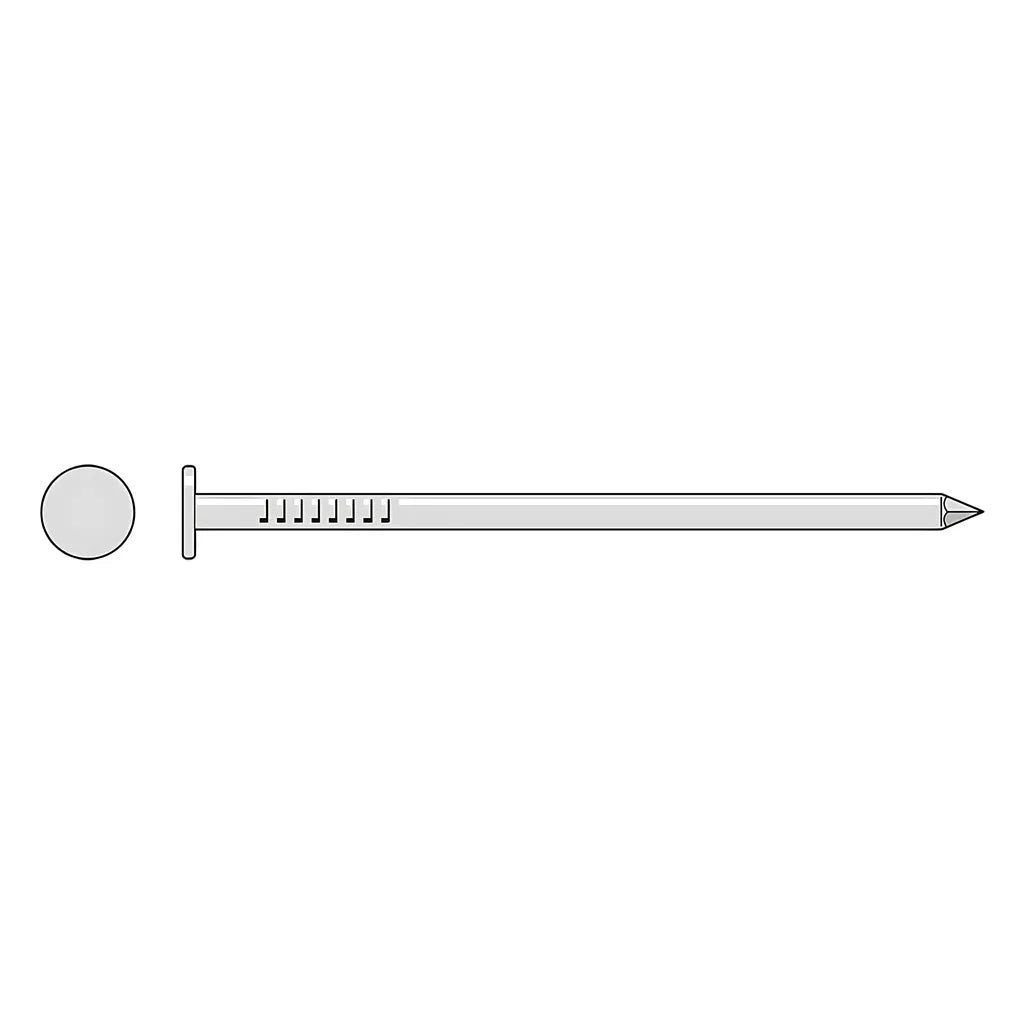 Common Nail, Smooth Shank - 3 In. X .148 In. Type 304 Stainless Steel (5 Lb.)-S10CN5-SP8642-9206